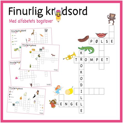 Krydsord til PÆL – fra 3 til 15 bogstaver.